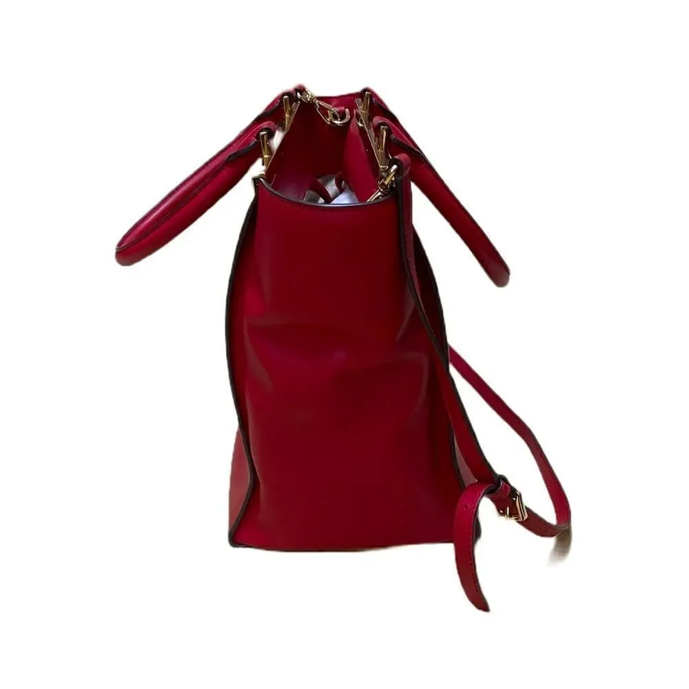 🌟85% OFF🌟Michael  Kors Red  Leather Tote